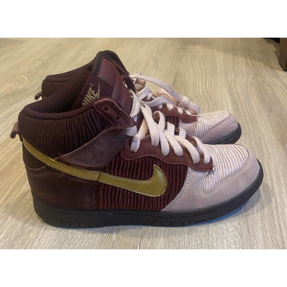 2008 Nike Dunk High GS 316604-671 Shoes Sneakers US Youth Size 5Y Wmns 6.5 Pink